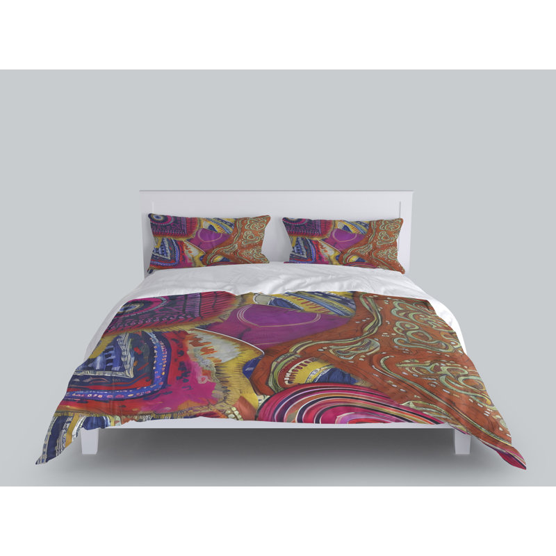 Abstract Duvet Cover, King Duvet Cover + 2 King Shams