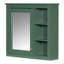 Armoire à pharmacie murale moderne avec miroir et 3 tablettes ouvertes-651800942