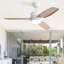 117CM 3-Blade Ceiling Fan with Lights, Remote Control-812991319-812991316
