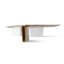 Nechuma Solid Wood Abstract Coffee Table