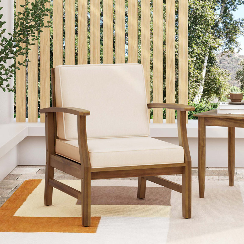 CHAISE CLUB PERLA, Naturel, Crème, crème