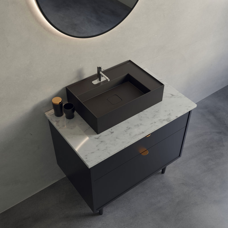 16.75'' L Bathroom Sink, Graphite