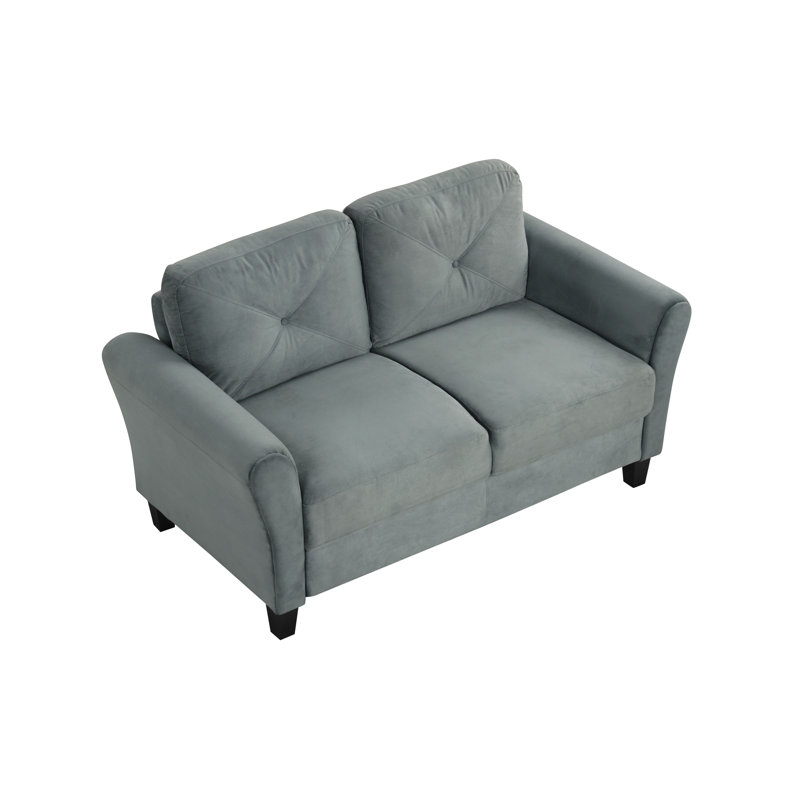 Canapés et canapés modulaires confortables pour le salon, la chambre, le bureau, les petits espaces, Gris, 2