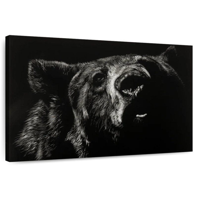 Brampt Scratchboard Critic, 20" H x 30" W