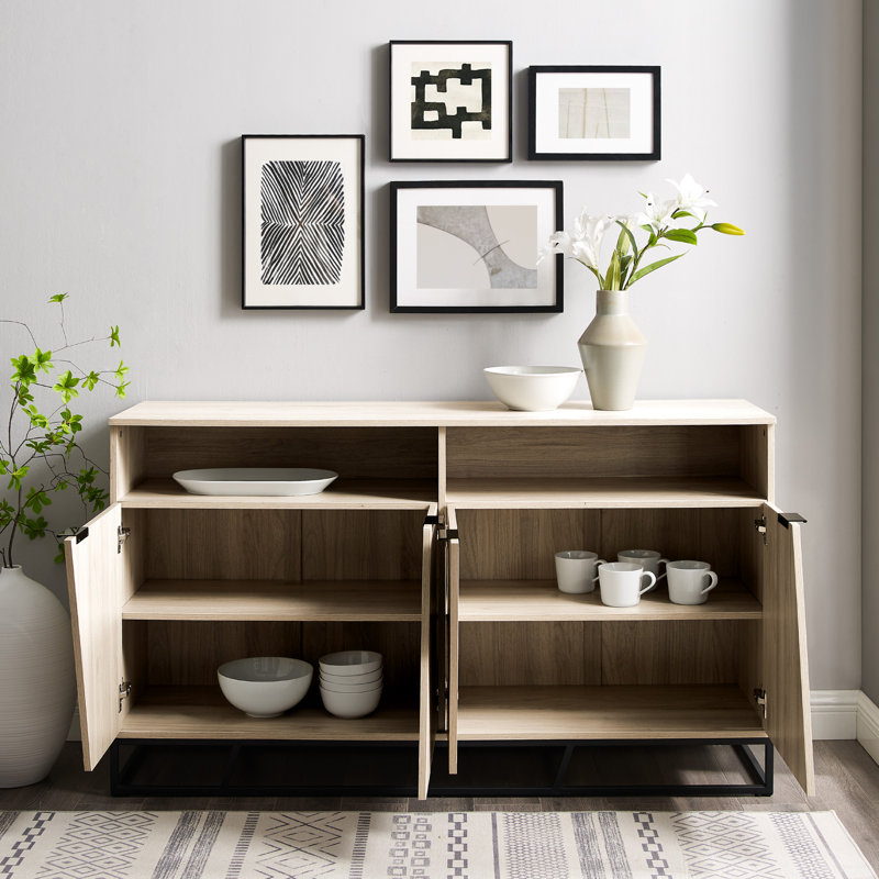 Warwickshire 58" Wide Sideboard, Birch