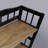 Solid Wood 2-tier Small Bookshelf With Drawer