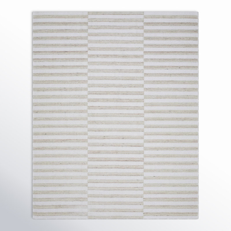 Elstone Striped Indoor / Outdoor Rug, Rectangle 8' x 10'