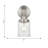 Amiliano Bathroom Bedroom Wall Fixture With Clear Shade-112737950-112737951-112737953