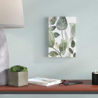«Water Leaves I», peinture sur toile