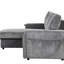 Ustyle Sleeper With Storage Bags And Armrest Cup Holders - 3 Furniture Relaxing Sectional Beverage-688962726