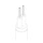 Alasia Cord - Fabric Cable 1m 2 Core Round Electrical Wire for Lamps-689166056