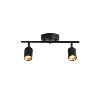 LED track lighting 60watt wall wash BLACK track light fixture 3-wire  H-style dimmable