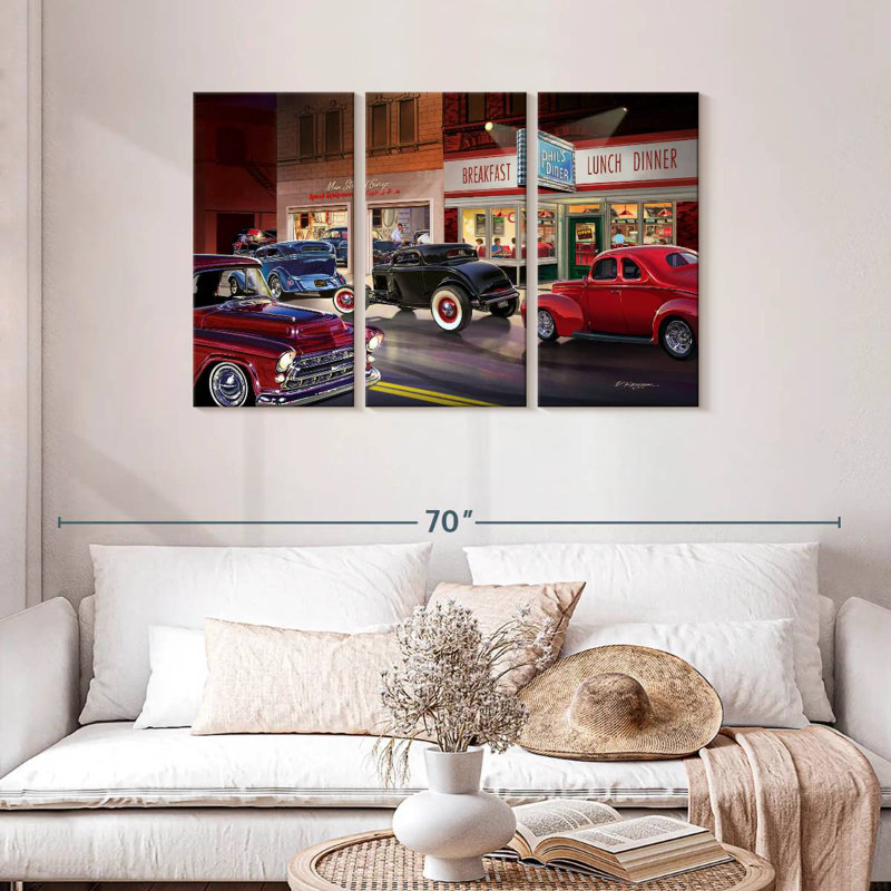 Phil's Diner, 28" H x 45" W