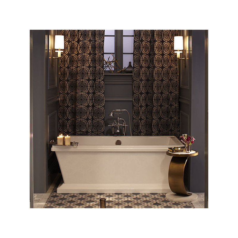 Fitzgerald 66" x 36" Free Standing Soaking Acrylic Bathtub