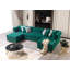 Canapé modulaire en velours vert Lorena-92113160