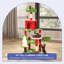 Christmas-Themed Multi-Level Cat Tree Tower Condo