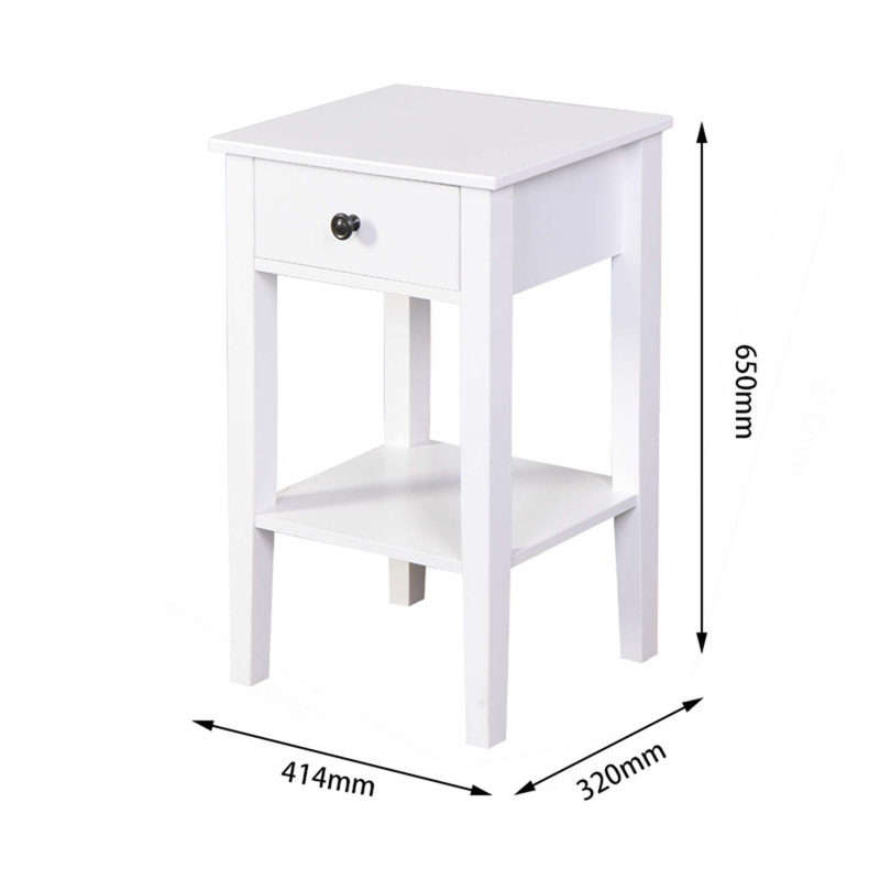 Bathroom Floor-Standing Storage Table With A Drawer