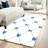 Elegant Moroccan Style Area Rug, Soft Plush Stain Resistant Non-Slip Machine Washable Shag, Indoor Floor Mat for Living Room, Bedroom, Entryway, Home Office and Dining Spaces-129764471