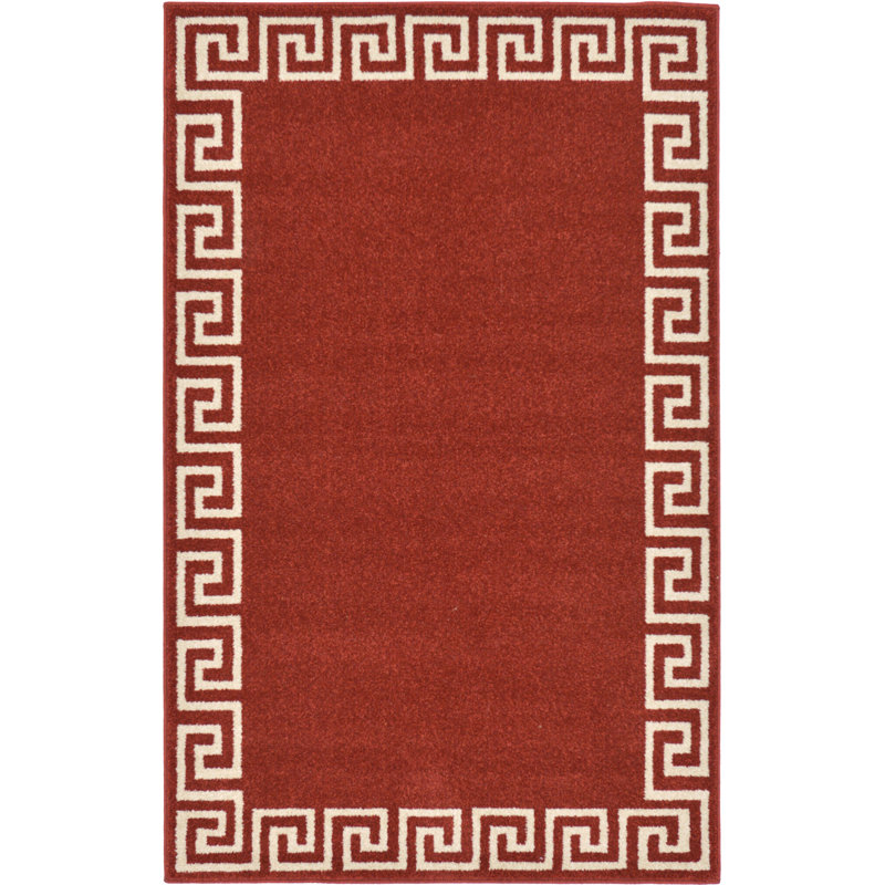 Balabak Geometric Indoor Rug, Rectangle 3'3" x 5'3"