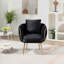 Fauteuil en velours capitonné Elandus-1148992732