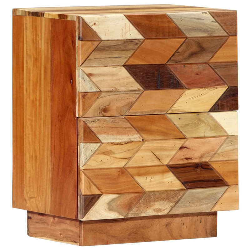 Paityn 40cm W Solid + Manufactured Wood Bedside Table