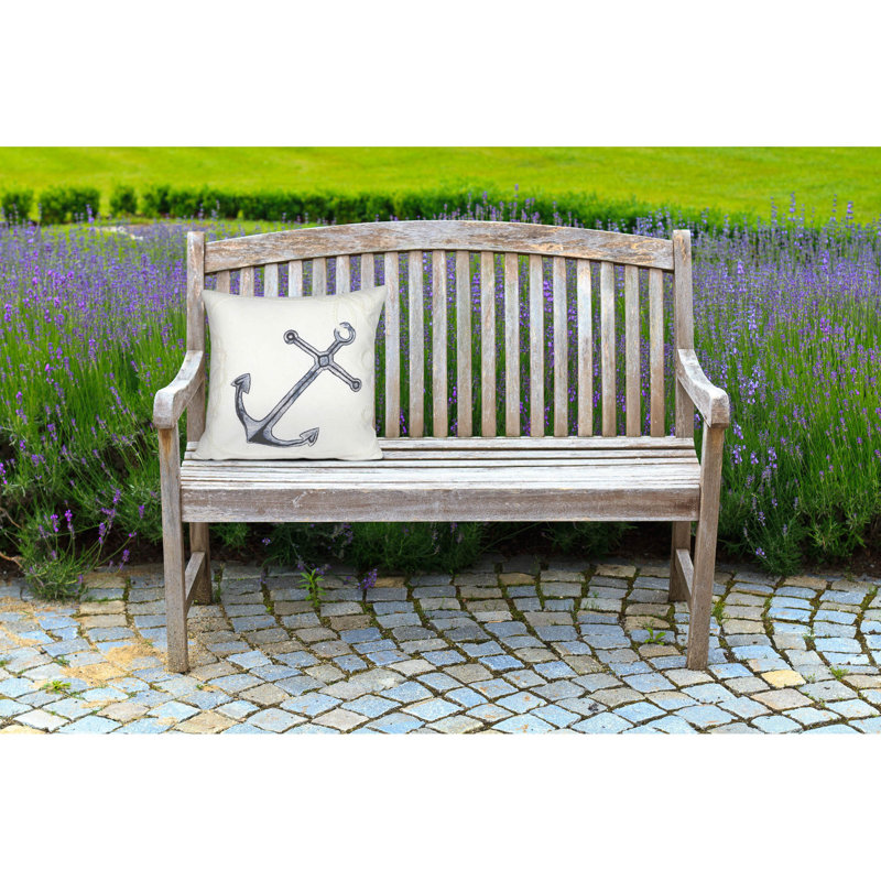 Vision II Marina Outdoor Square Pillow Cover & Insert, White