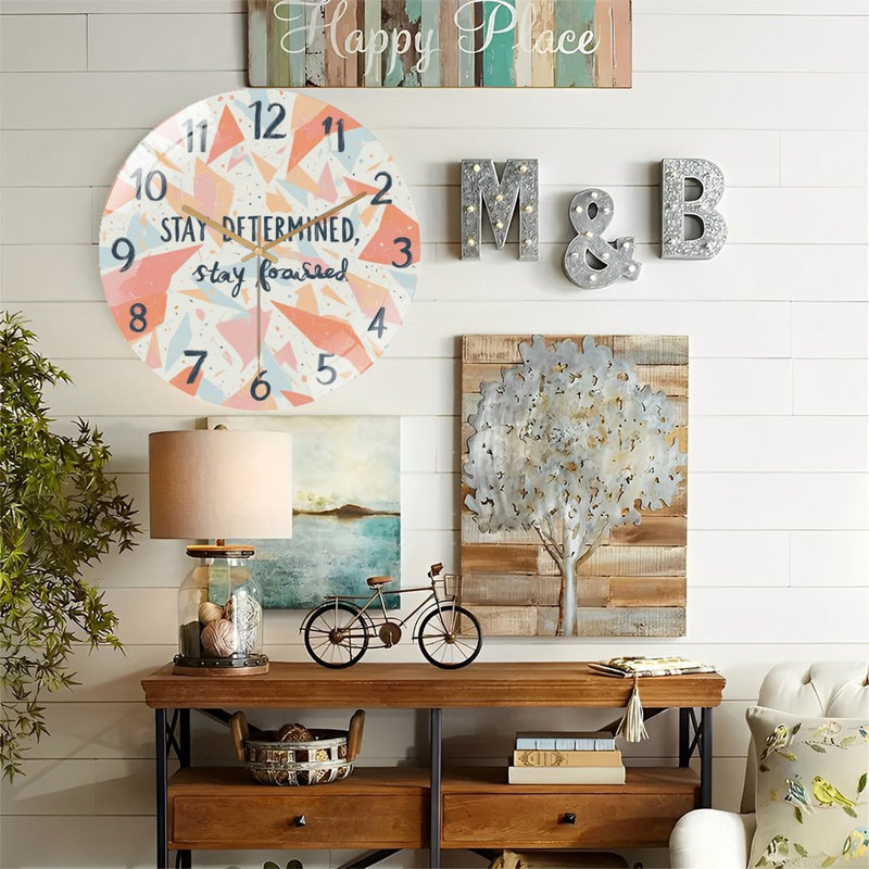 Horloge murale Motivation