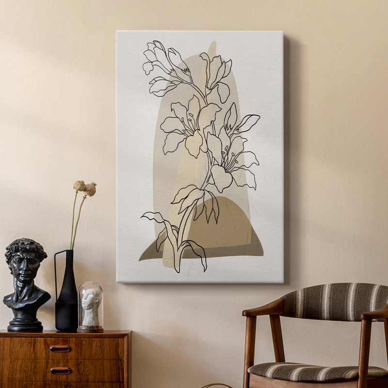 Modern Botanical I - Gallery Cavas, H 18 po x l 12 po