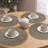 Polyester Embroidered Round Placemat