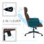 Fauteuil de direction en similicuir Dessalines-1857455081