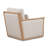 Santolina Upholstered Swivel Armchair