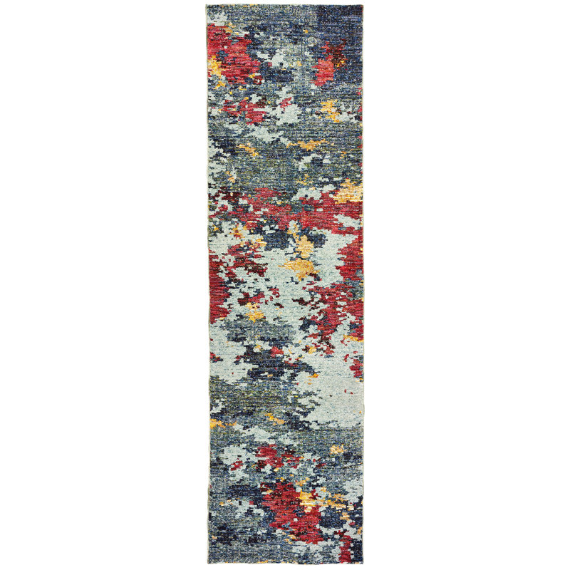 Knox Abstract Indoor Rug, Runner 2'6" x 12'