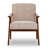 Transitional Modern Solid Wood Fabric,PU Accent Chair-1665470168-1665470164
