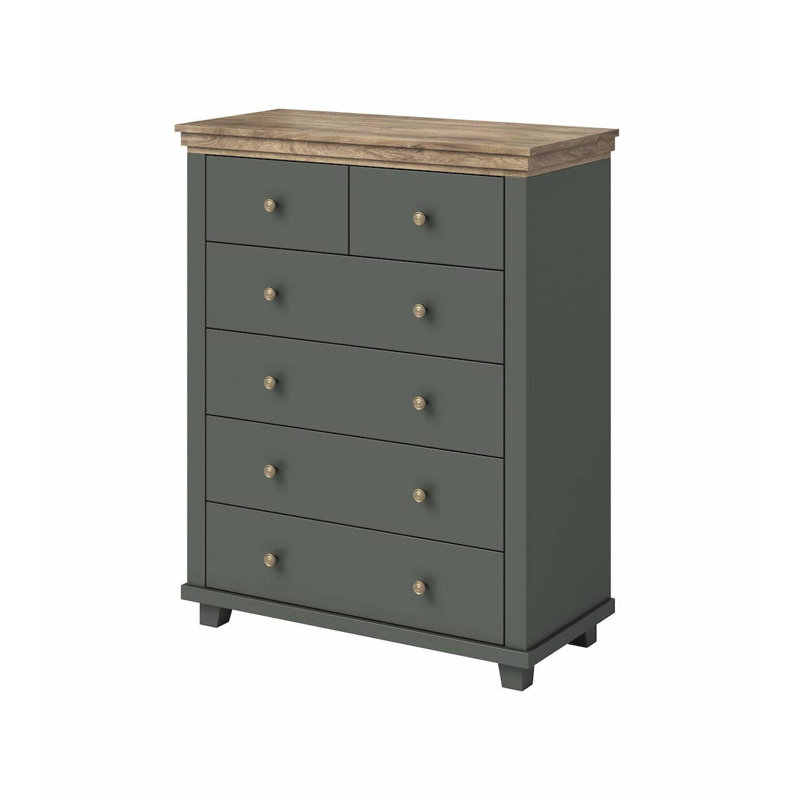 Beeler 90cm W Chest of Drawers, Green