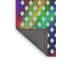 Tapis rose/vert/rouge tissé à la machine-1302448533