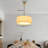Latrinia 4 - Light Gold Drum Pendant