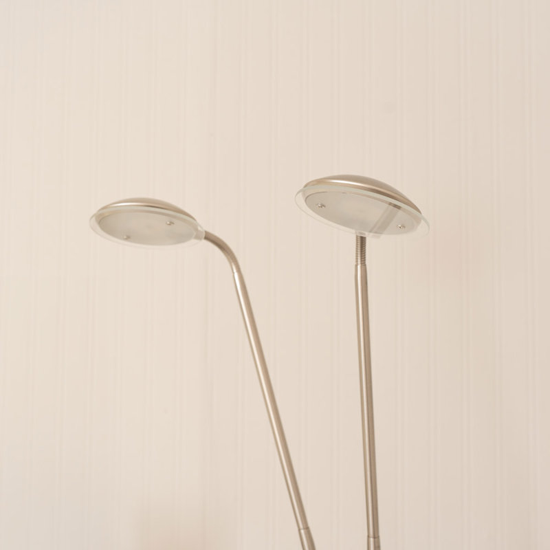 Richiez 180cm Brushed LED Traditional Floor Lamp