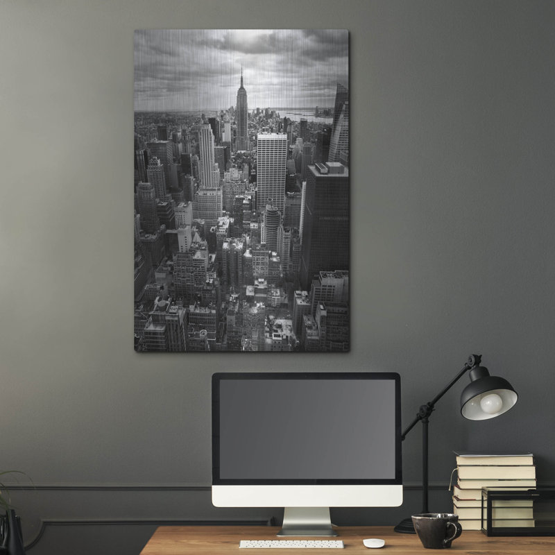 «NYC Downtown II» par Nina Paponcek, H 36 po x l 24 po