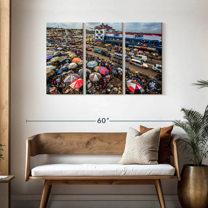 Sebbie Kejetia Market Afrique, H 28 po x l 45 po
