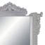 Miroir arqué en platine antique