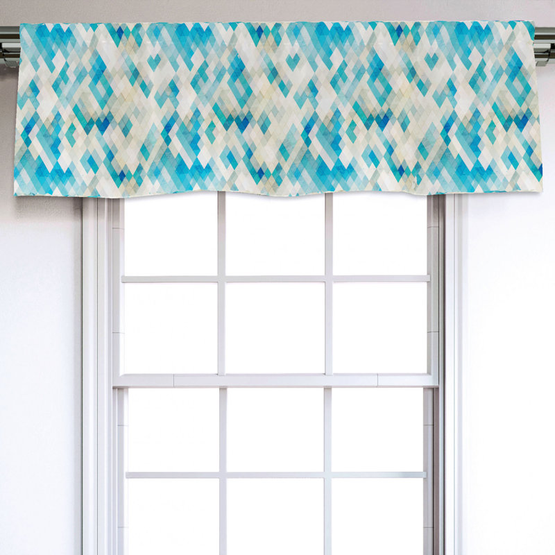 Sateen Ruffled Window Valance