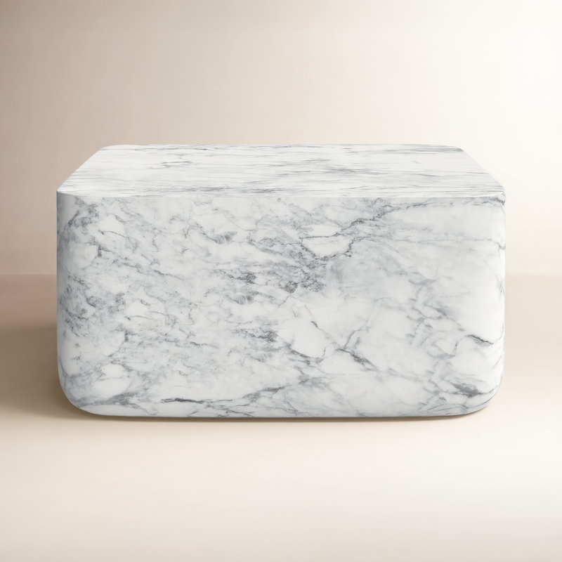 Antrim Coffee Table - White, White/Gray