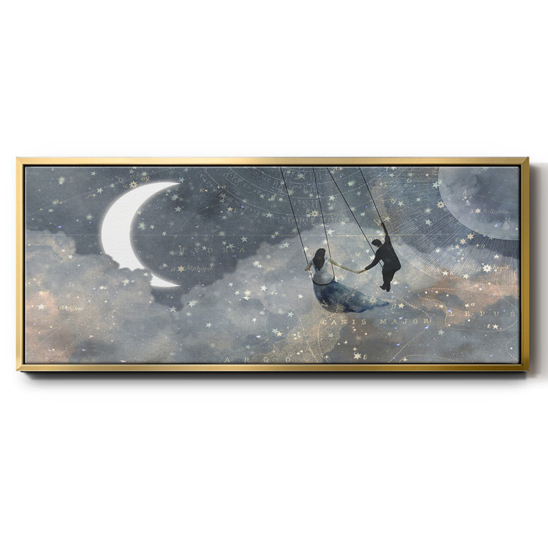 Celestial Love Collection D- Framed Canvas