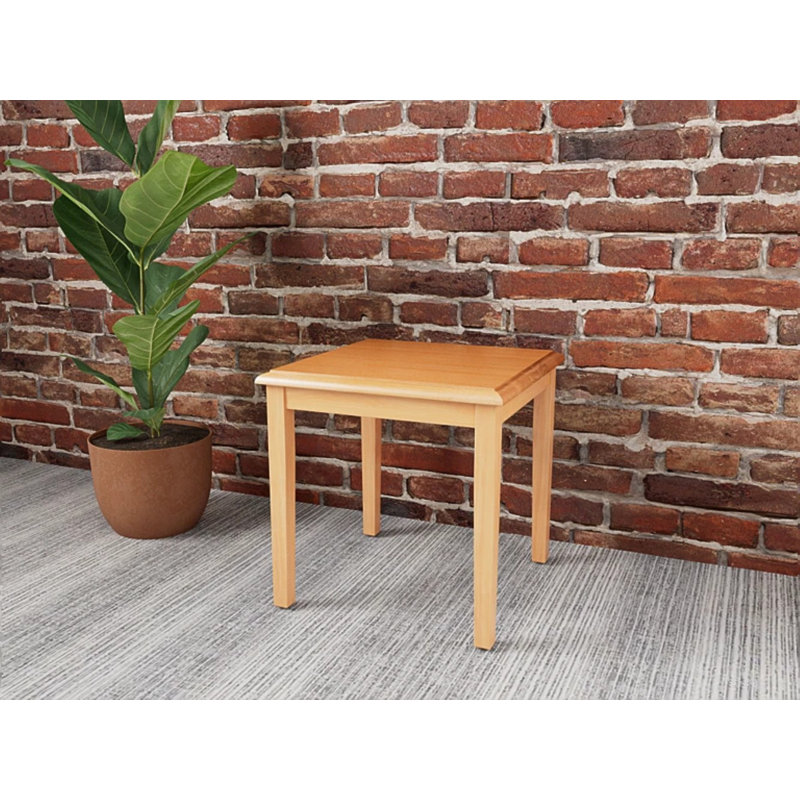 Table de bout en bois massif Amherst, Bois naturel