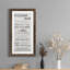 "Bathroom Rules" - Art textuel sur toile-451820824