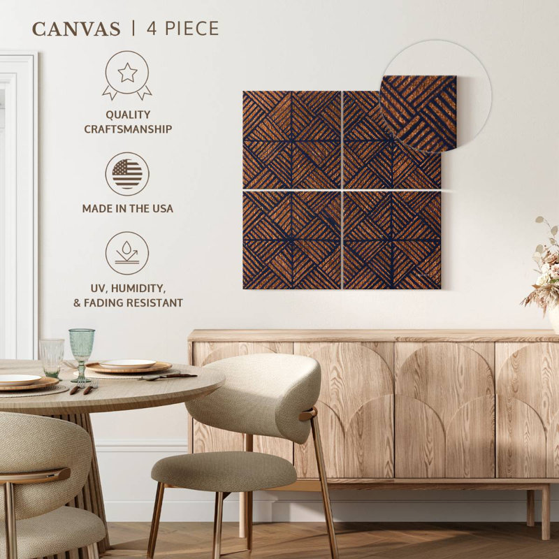 Copper Pattern, 32" H x 32" W