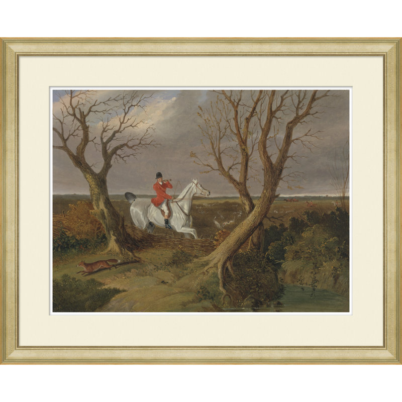 «English Hunt Scenes», reproduction d'impression encadrée