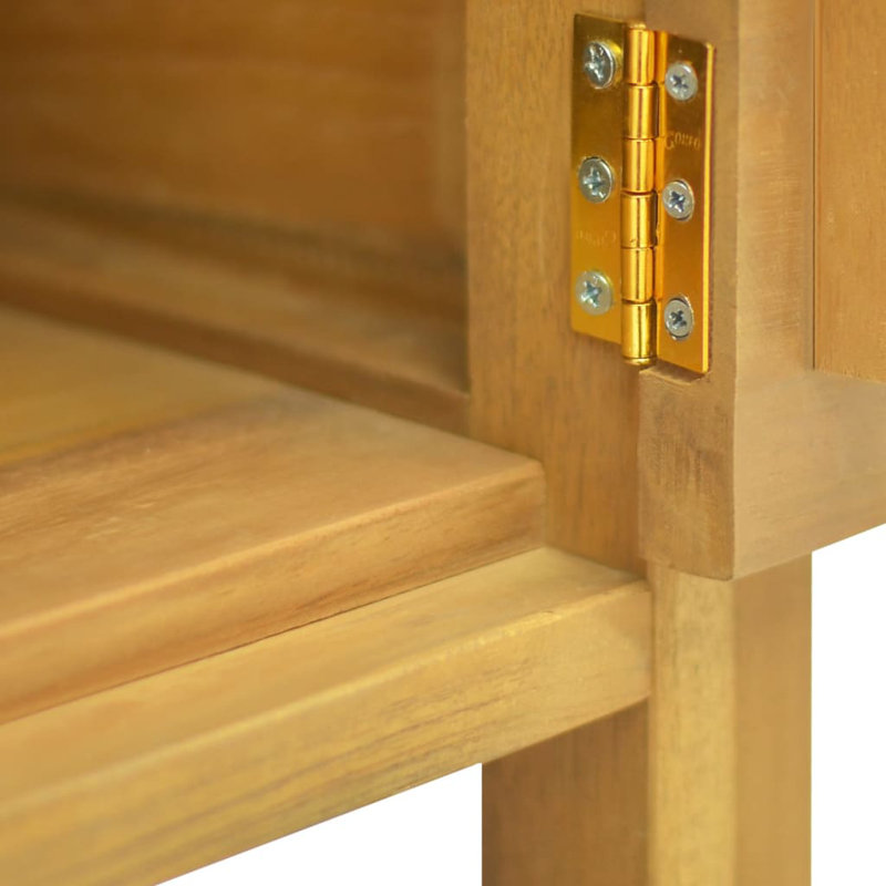 Jefney Solid Wood Bathroom Cabinet