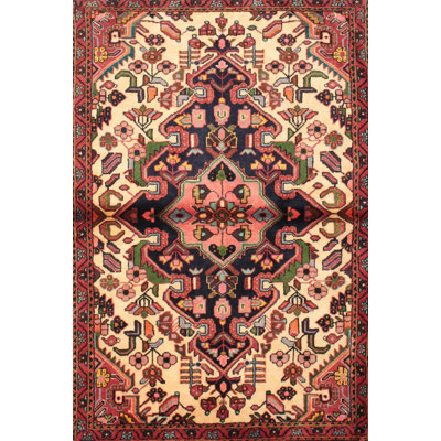 Tapis traditionnel rouge / brun DeJuana