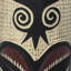 Décoration murale en bois d’afrique haute sankofa